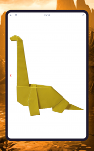 اسکرین شات برنامه How to make origami dinosaurs 4