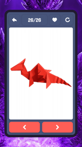 اسکرین شات برنامه Origami paper dragons 4