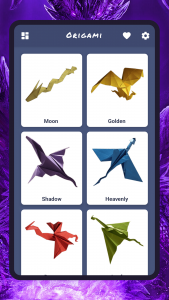 اسکرین شات برنامه Origami paper dragons 2