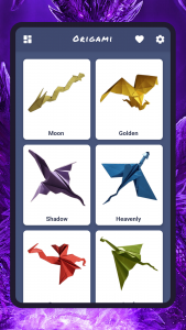 اسکرین شات 2 برنامه Origami paper dragons