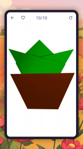 اسکرین شات 6 برنامه Origami flowers and plants