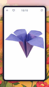 اسکرین شات 3 برنامه Origami flowers and plants