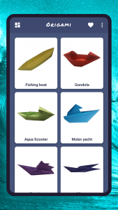 اسکرین شات 4 برنامه Origami ships, boats