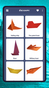 اسکرین شات برنامه Origami ships, boats 2