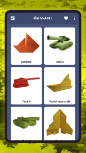 اسکرین شات برنامه Origami military tank, car 4