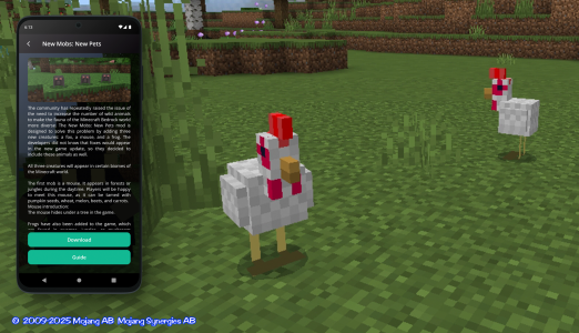 اسکرین شات 5 برنامه animals for minecraft pe