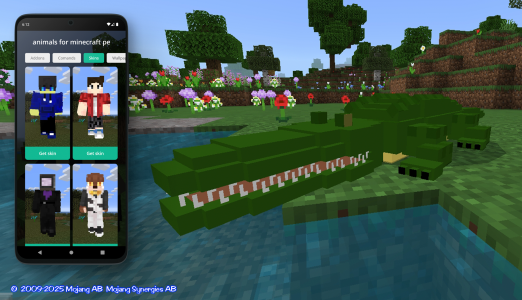 اسکرین شات 2 برنامه animals for minecraft pe