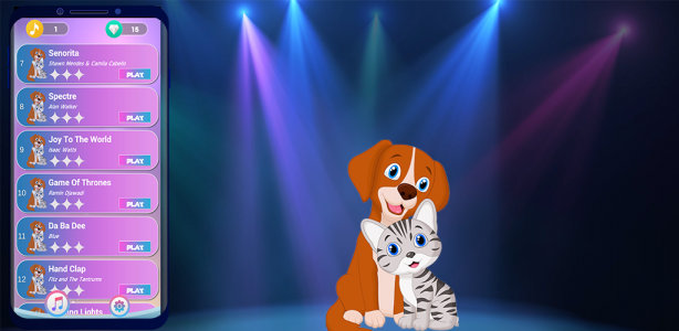اسکرین شات 1 بازی Animals Music Voice Offline