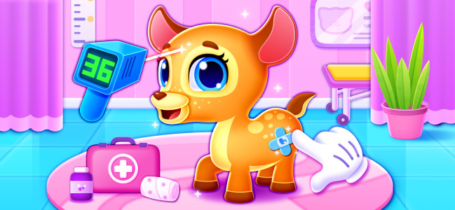 اسکرین شات 3 بازی Animal Hospital — Baby Games