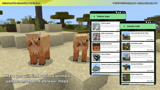 اسکرین شات برنامه animal mod for minecraft pe 2