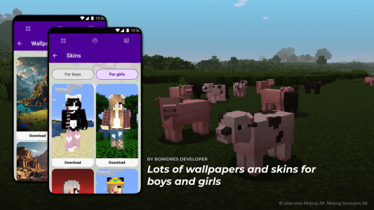 اسکرین شات 3 برنامه animal mod for minecraft pe
