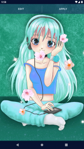 اسکرین شات برنامه Anime Sakura Live Wallpaper 8