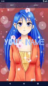 اسکرین شات 3 برنامه Anime Sakura Live Wallpaper