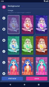 اسکرین شات 1 برنامه Anime Sakura Live Wallpaper