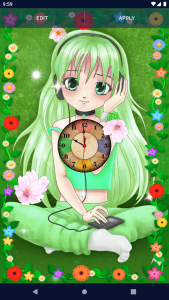 اسکرین شات برنامه Anime Sakura Live Wallpaper 4