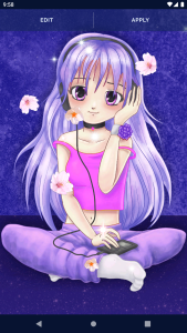 اسکرین شات 6 برنامه Anime Sakura Live Wallpaper