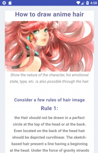 اسکرین شات برنامه How to draw anime step by step 3