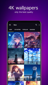اسکرین شات برنامه Anime Wallpapers 4K (Otaku) 2