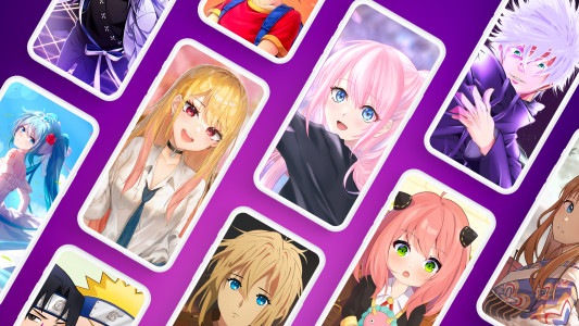 اسکرین شات برنامه Anime Wallpapers 4K (Otaku) 1