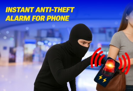 اسکرین شات 1 برنامه Anti Theft Alarm For Phone
