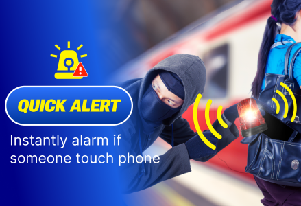 اسکرین شات 1 برنامه Anti Theft Phone Alarm