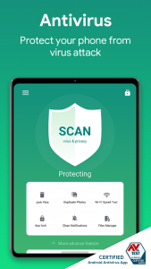 اسکرین شات برنامه Virus Cleaner - Phone security 1