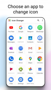 اسکرین شات 2 برنامه Icon Changer