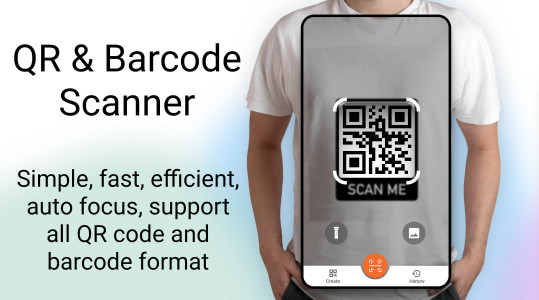 اسکرین شات برنامه QR & Barcode Scanner 1