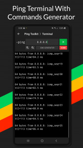 اسکرین شات برنامه Ping Toolkit: Ping Test Tools 7