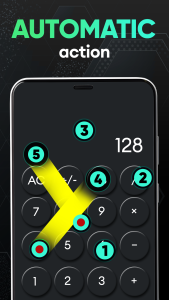 اسکرین شات 4 برنامه Auto Clicker - Auto click