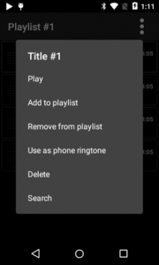 اسکرین شات برنامه Music Player' (no-ads) 8