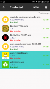 اسکرین شات برنامه APK Installer 2