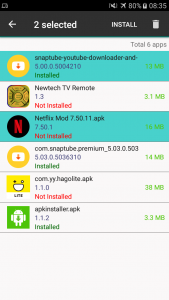 اسکرین شات برنامه APK Installer 4