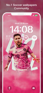 اسکرین شات برنامه Soccer Lionel Messi wallpaper 2