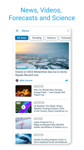 اسکرین شات 8 برنامه Weather Radar - Meteored News
