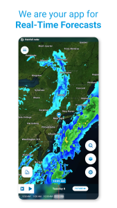 اسکرین شات 2 برنامه Weather Radar - Meteored News