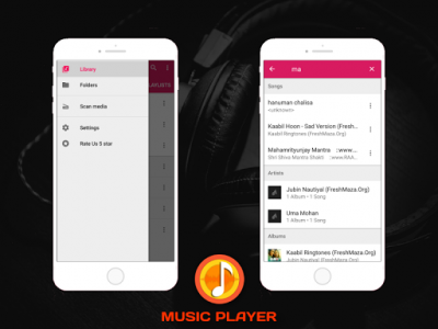 اسکرین شات برنامه Music Player 2