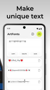 اسکرین شات برنامه ArtFonts: Stylish Text 5