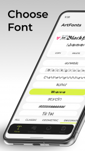 اسکرین شات برنامه ArtFonts: Stylish Text 3