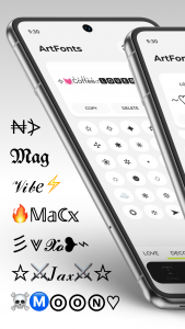 اسکرین شات برنامه ArtFonts: Stylish Text 1