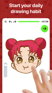 اسکرین شات 5 برنامه Learn how to draw - ArtWorkout