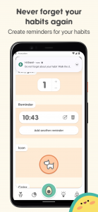 اسکرین شات برنامه Avocation Goal & Habit Tracker 6