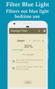 اسکرین شات برنامه Bluelight Filter for Eye Care 1