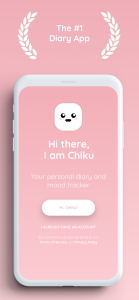 اسکرین شات برنامه Chiku – Journal & Mood Tracker 1