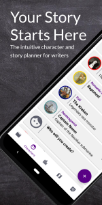 اسکرین شات برنامه Pluot | story writing planner 1