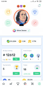اسکرین شات 8 برنامه Cryptomania —Trading Simulator