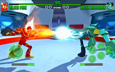 اسکرین شات بازی Hero Alien Force Arena Attack Mega Transform War 4