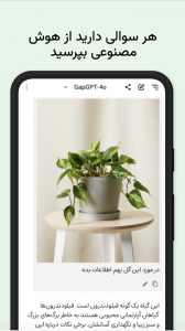 اسکرین شات 2 برنامه گپ جی پی تی | چت با هوش مصنوعی