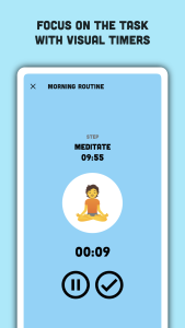 اسکرین شات 3 برنامه Kiteki: Routine Planner & ADHD