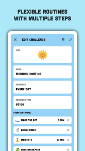 اسکرین شات 2 برنامه Kiteki: Routine Planner & ADHD